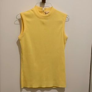 James Kenrob vintage women’s tank top. Yellow. Size 10